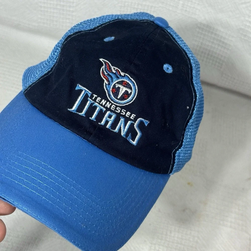 NFL Tennessee Titans Member Nissan Hat Baseball‎ Cap Blue Adjustable Mesh Back